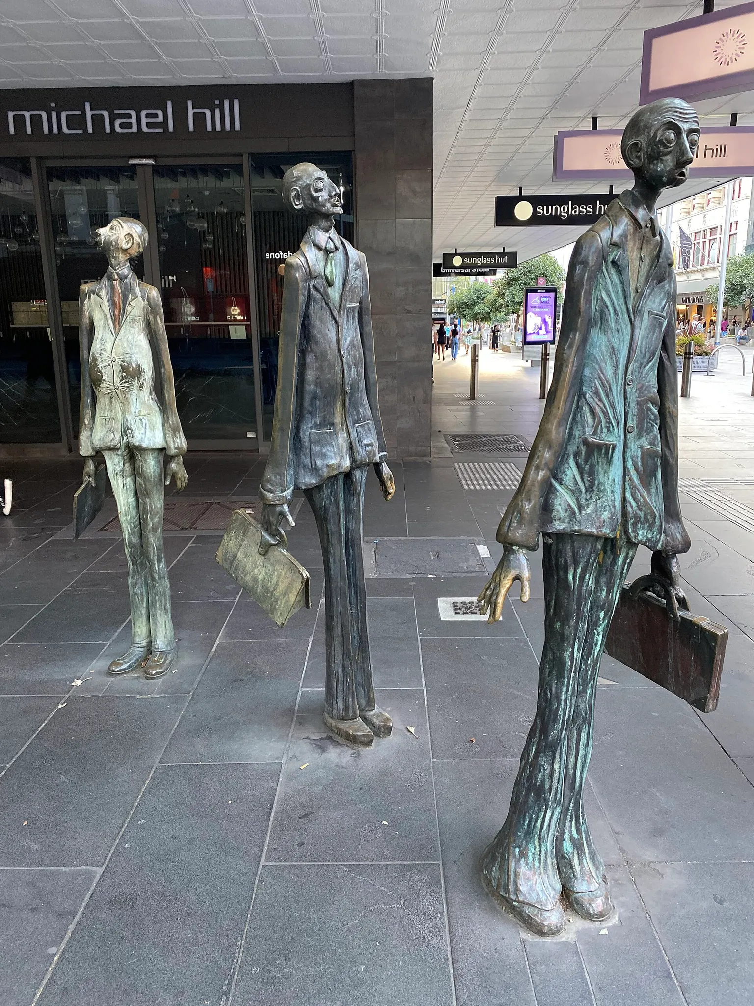 Three Businessmen Who Brought Their Own Lunch
