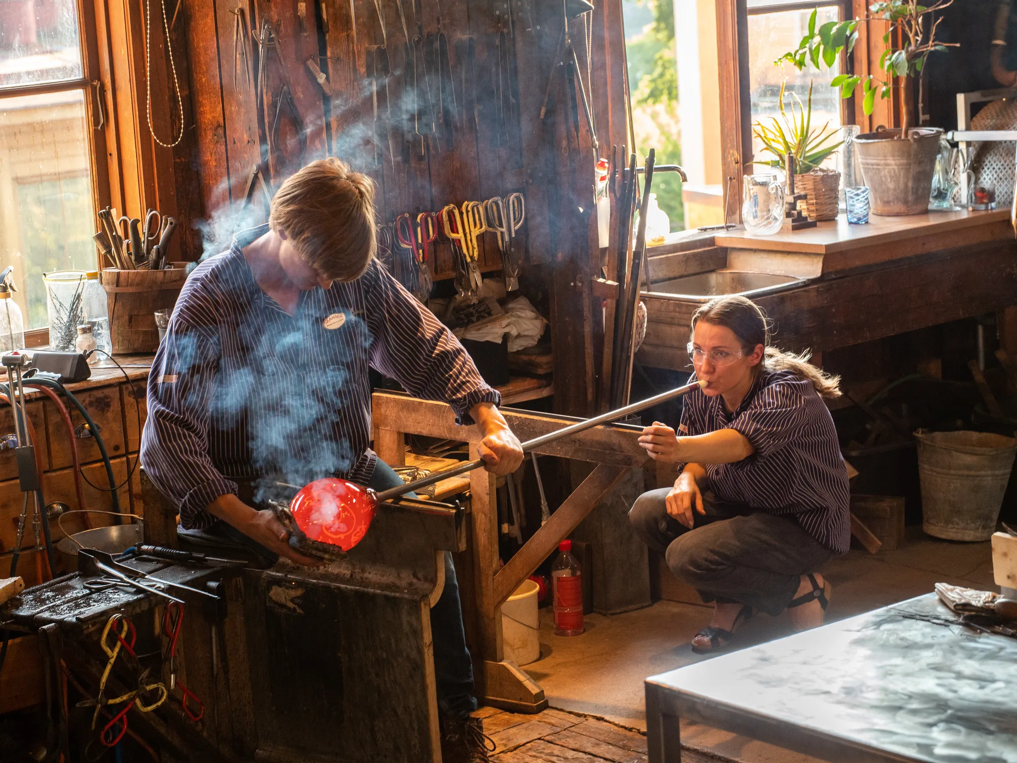 Stockholm's glassworks