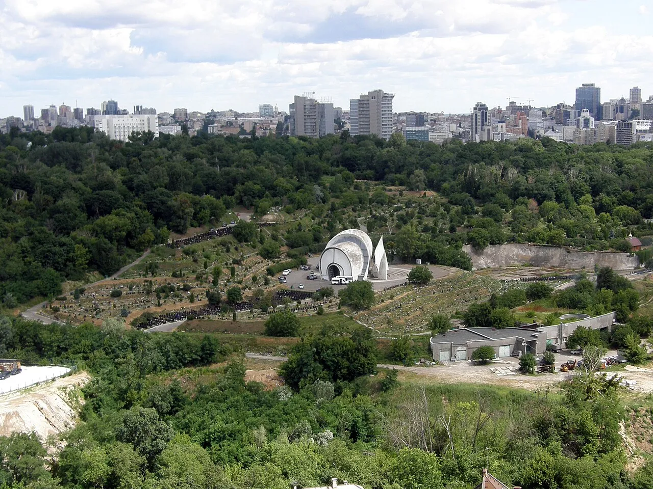 Crematorium at Baikove Cemetery