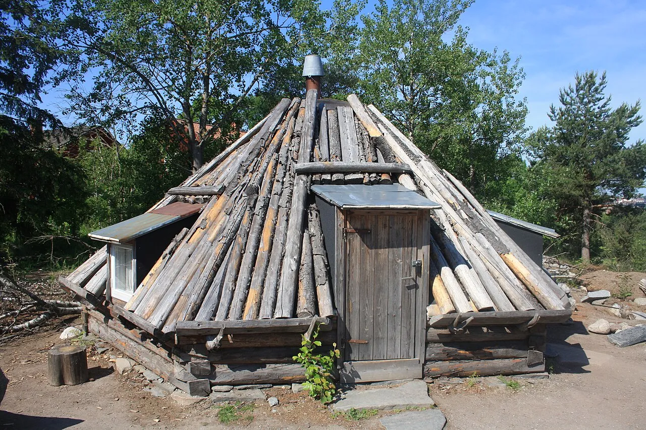 Timmerkåtan, Saemien sïjte, Skansen
