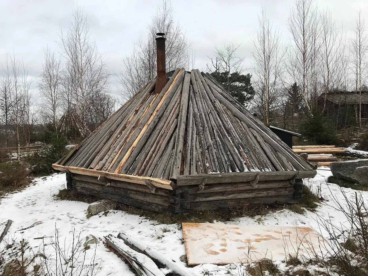 Timmerkåtan, Saemien sïjte, Skansen