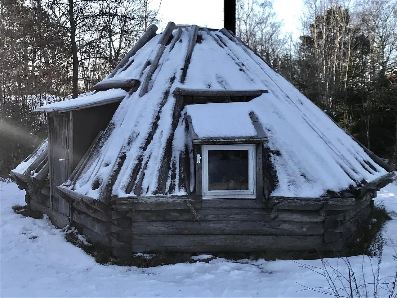 Timmerkåtan, Saemien sïjte, Skansen