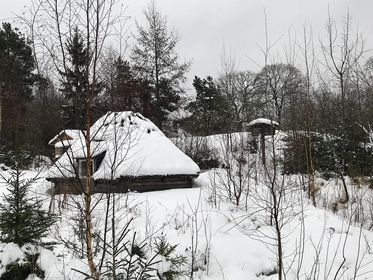 Timmerkåtan, Saemien sïjte, Skansen