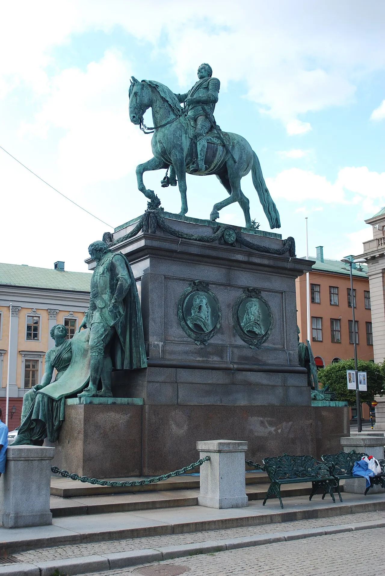 Gustav II Adolf statue, Stockholm