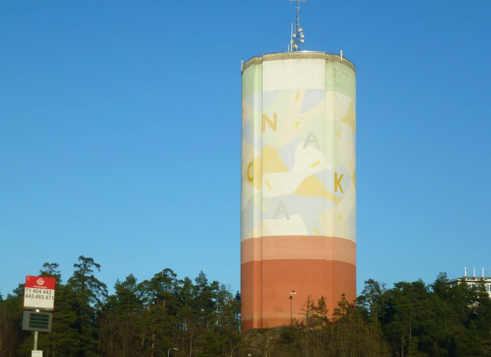 Jarlaberg water tower