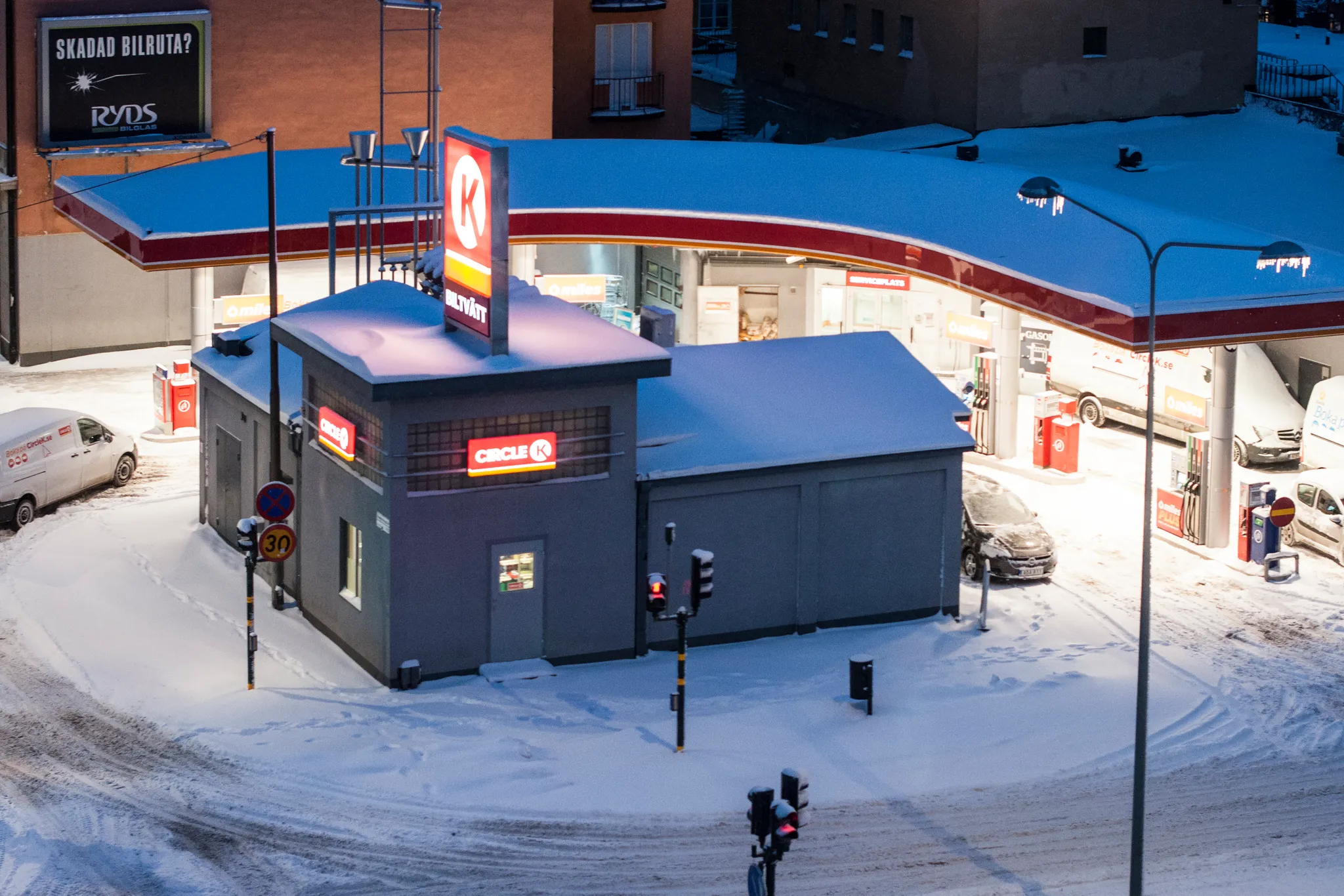 Bensinstationen på Birger Jarlsgatan 68 i Stockholm