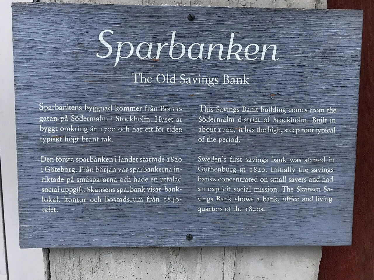 Sparbanken