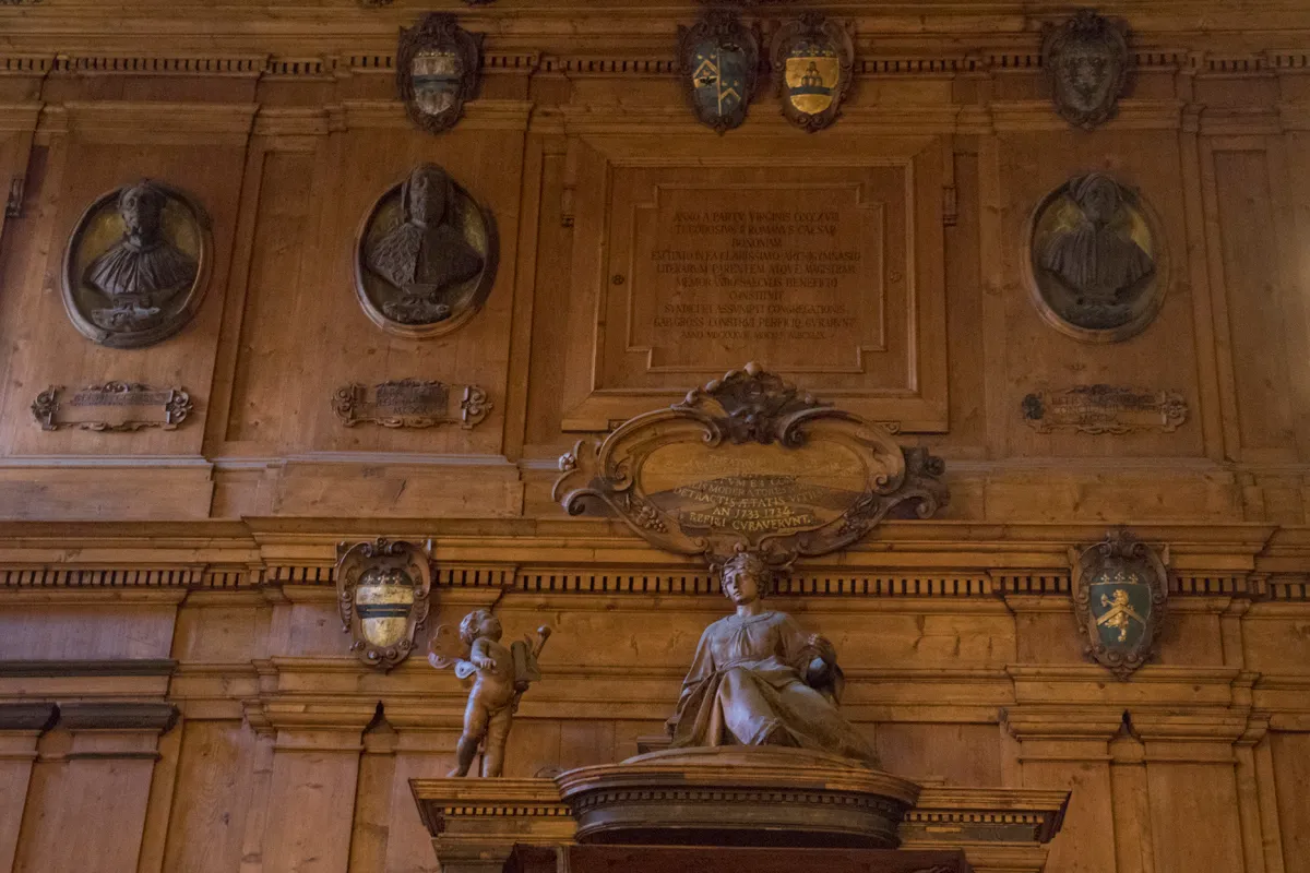 Palazzo d'Archiginnasio - Teatro Anatomico