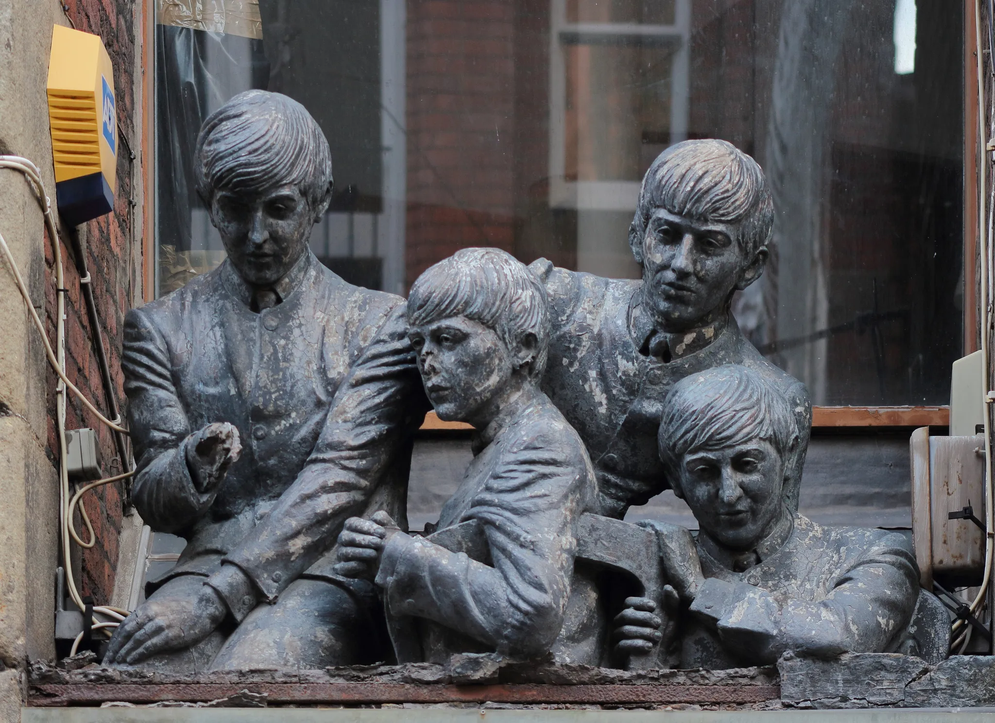 The Beatles on Mathew Street