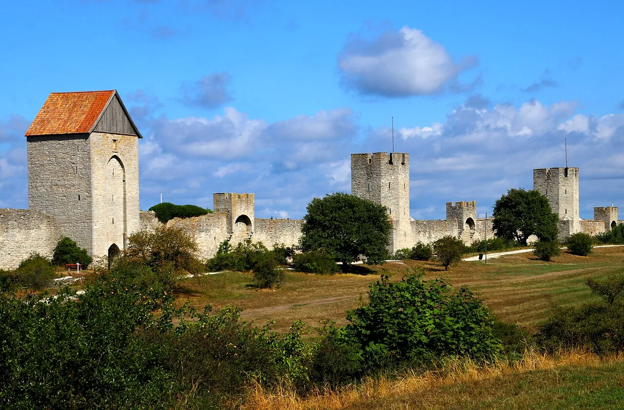 City wall of Visby