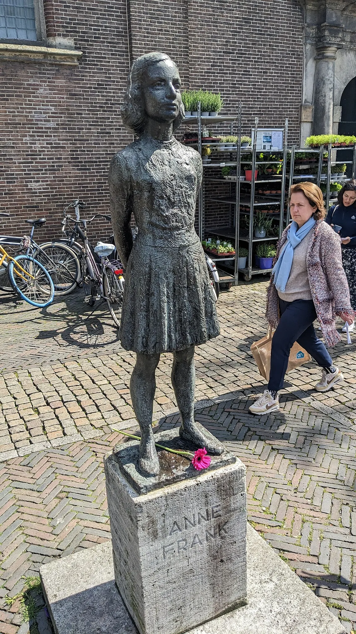 Anne Frank Monument Janskerkhof